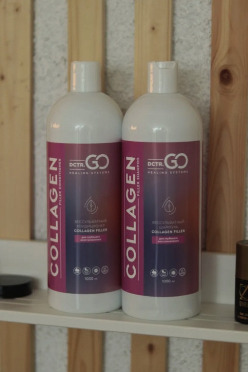 Dctr.Go. Набор для волос шампунь и кондиционер с коллагеном 1000 мл+1000 мл в Оренбурге