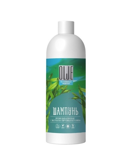 OLJE / Натуральный шампунь против выпадения волос с экстрактом концентрата спирулины и кератина 1000 мл в Оренбурге