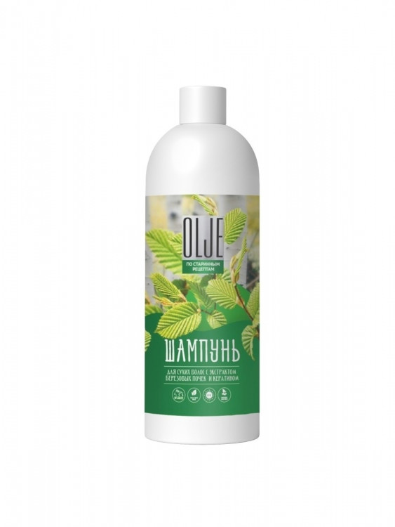 OLJE Натуральный шампунь для сухих волос с экстрактом березовых почек и кератином 1000 мл в Оренбурге