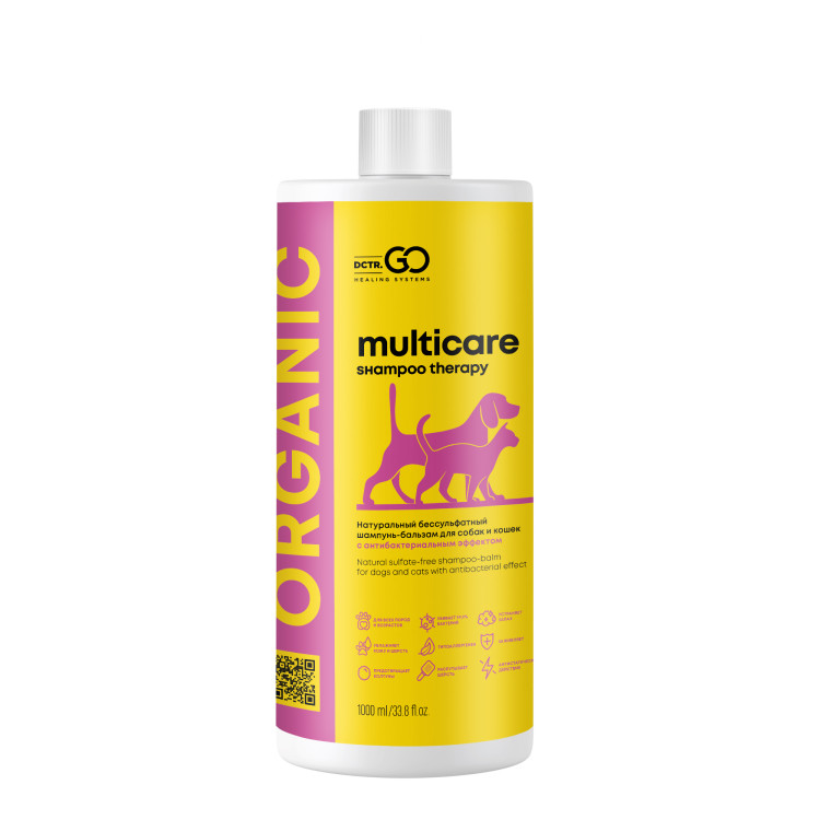 Dctr.Go Шампунь-бальзам для животных Sнampoo Therapy "Мультиуход" 1000 ml в Оренбурге