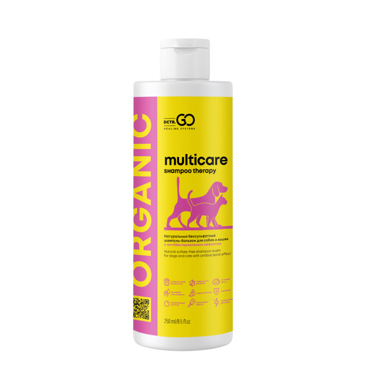 Dctr.Go Шампунь-бальзам для животных  Sнampoo Therapy "Мультиуход" 250 ml в Оренбурге